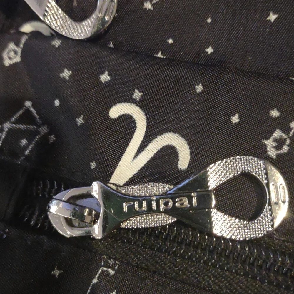 Ruipai Black Backpack‎ with Zodiac Patterns